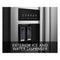 19.9 cu ft. Counter-Depth Side-by-Side Refrigerator with Exterior Ice and Water and PrintShield™ finish