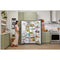 19.9 cu ft. Counter-Depth Side-by-Side Refrigerator with Exterior Ice and Water and PrintShield™ finish