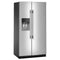 28.7 Cu. Ft. Side-by-side Refrigerator With Exterior Ice And Water Dispenser And Removable Under-shelf Wine Rack