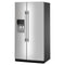 28.7 Cu. Ft. Side-by-side Refrigerator With Exterior Ice And Water Dispenser And Removable Under-shelf Wine Rack