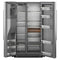 28.7 Cu. Ft. Side-by-side Refrigerator With Exterior Ice And Water Dispenser And Removable Under-shelf Wine Rack