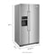 24.8 Cu Ft. Side-by-side Refrigerator With Exterior Ice And Water And Printshield® Finish