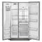 24.8 Cu Ft. Side-by-side Refrigerator With Exterior Ice And Water And Printshield® Finish