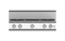 36" Rangetop, 5 Burner