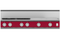 48" Rangetop, 4 Burner with 24" Griddle
