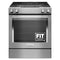 30-inch 4-burner Dual Fuel Downdraft Slide-in Range