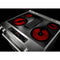 30-inch 4-element Electric Downdraft Slide-in Range