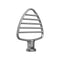 Stainless Steel Pastry Beater for Tilt Head Stand Mixers