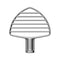 Stainless Steel Pastry Beater for Bowl-Lift Stand Mixers
