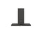 36 T-Shape Wallmounted Hood, 1 motor 600 CFM