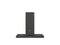 36 T-Shape Wallmounted Hood, 1 motor 600 CFM