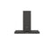 36 T-Shape Wallmounted Hood, 1 motor 600 CFM