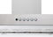 48 T-Shape Wallmounted Hood, 1 motor 600 CFM