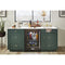24" Beverage Center with Glass Door and Wood-Front Racks