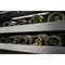 24" Beverage Center with Glass Door and Metal-Front Racks