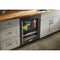 24" Beverage Center with Glass Door and Metal-Front Racks
