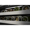 24" Beverage Center with Glass Door and Metal-Front Racks