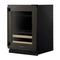24" Beverage Center With Glass Door And Wood-front Racks