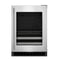 24" Beverage Center With Glass Door And Metal-front Racks