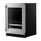 24" Beverage Center With Glass Door And Metal-front Racks