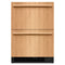24" Panel-ready Undercounter Double-drawer Refrigerator/freezer