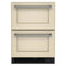 24" Panel-Ready Undercounter Double-Drawer Refrigerator/Freezer