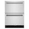 24" Stainless Steel Undercounter Double-Drawer Refrigerator