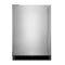 24" Undercounter Refrigerator With Stainless Steel Door