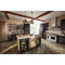 24" Undercounter Refrigerator with Glass Door and Shelves with Metallic Accents and with PrintShield® Finish