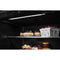 24" Undercounter Refrigerator with Glass Door and Shelves with Metallic Accents and with PrintShield® Finish