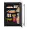 24" Undercounter Refrigerator With Stainless Steel Door