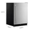 24" Undercounter Refrigerator With Stainless Steel Door