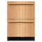 24" Panel-ready Undercounter Double-drawer Refrigerator