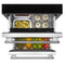 24" Stainless Steel Undercounter Double-drawer Refrigerator