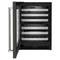 24" Undercounter Wine Cellar With Glass Door And Metal-front Racks