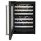 24" Undercounter Wine Cellar With Glass Door And Metal-front Racks