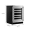 24" Undercounter Wine Cellar With Full-extension Metal-front Racks