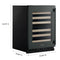 24" Undercounter Wine Cellar With Full-extension Wood-front Racks