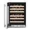 24" Undercounter Wine Cellar With Full-extension Wood-front Racks