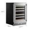 24" Undercounter Wine Cellar With Full-extension Wood-front Racks
