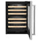 24" Undercounter Wine Cellar With Glass Door And Wood-front Racks
