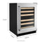 24" Undercounter Wine Cellar With Glass Door And Wood-front Racks