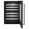 24" Undercounter Wine Cellar With Glass Door And Metal-front Racks