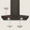 Kitchenaid® 36-inch Wall-mount, 4-speed Canopy Hood