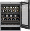 24" Wine Under Counter Dual Zone All Glass Black