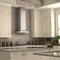 30 In. Convertible Vent Wall Mount Range Hood In Stainless Steel And Glass