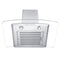 36 In. Convertible Vent Wall Mount Range Hood In Stainless Steel And Glass With Crown Molding