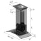 30 In. Crownsound™ Ducted Vent Wall Mount Range Hood In Stainless Steel And Glass With Built-in Bluetooth Speakers
