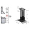 30 In. Crownsound™ Ducted Vent Wall Mount Range Hood In Stainless Steel And Glass With Built-in Bluetooth Speakers