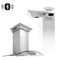 36 In. Crownsound™ Ducted Vent Wall Mount Range Hood In Stainless Steel And Glass With Built-in Bluetooth Speakers